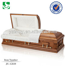 best selling nice casket lining with golden handle